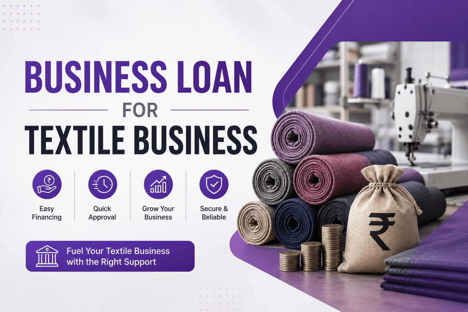 Business Loans for Ahmedabad's Textile Traders to Finance Working Capital Before Peak Season
