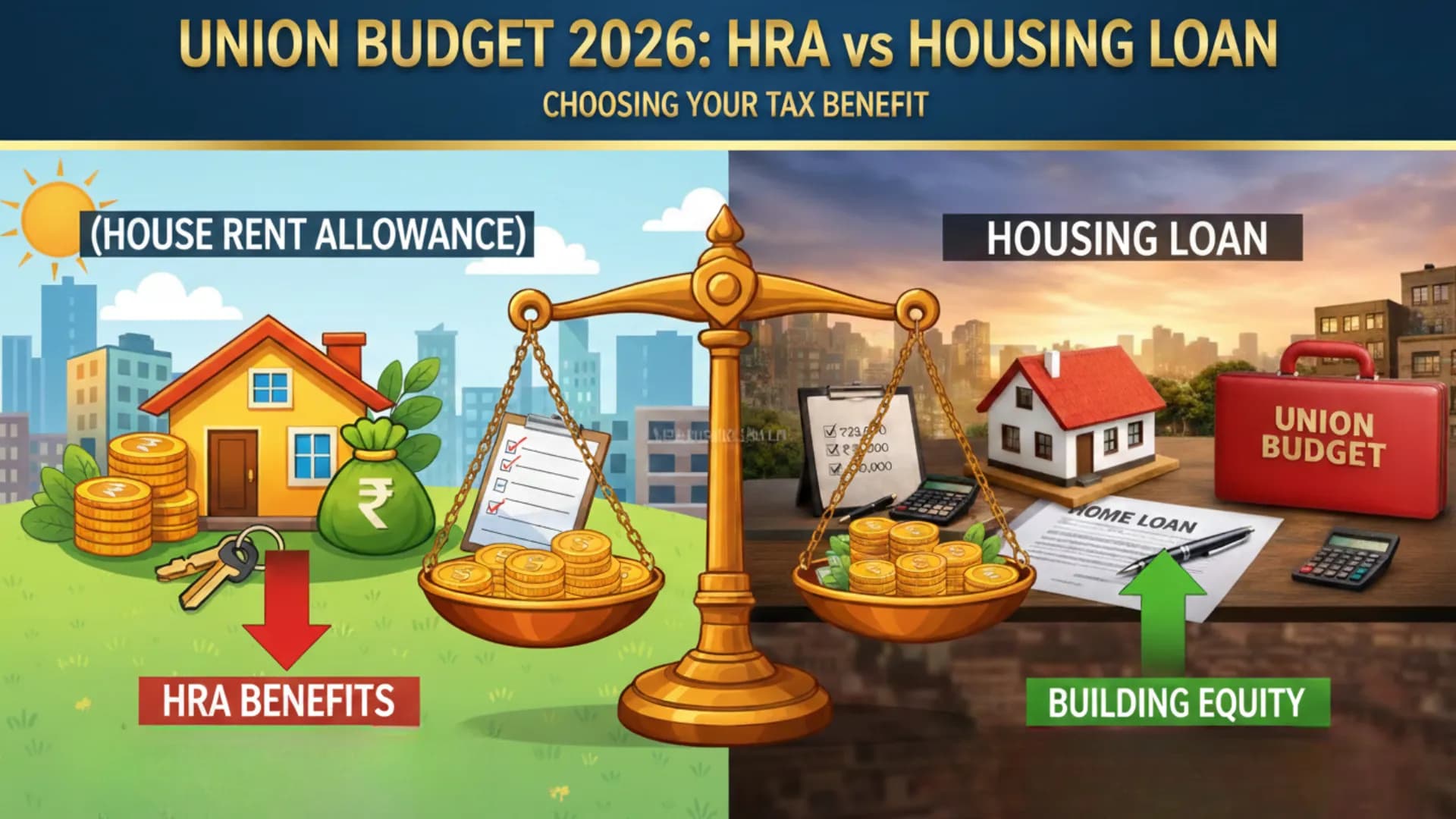 HRA vs Housing Loan: Which Saves More Income Tax After Budget 2026?