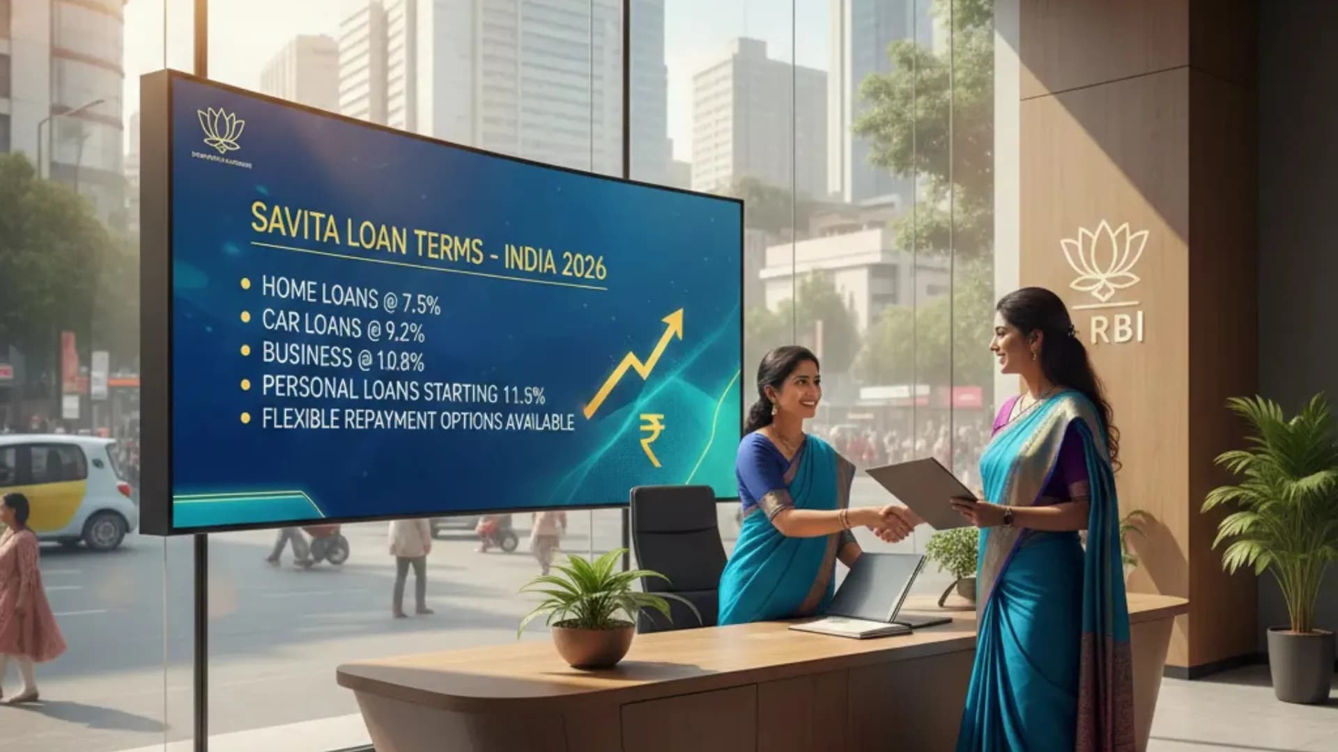 Savita loan terms bank loan options in India 2026