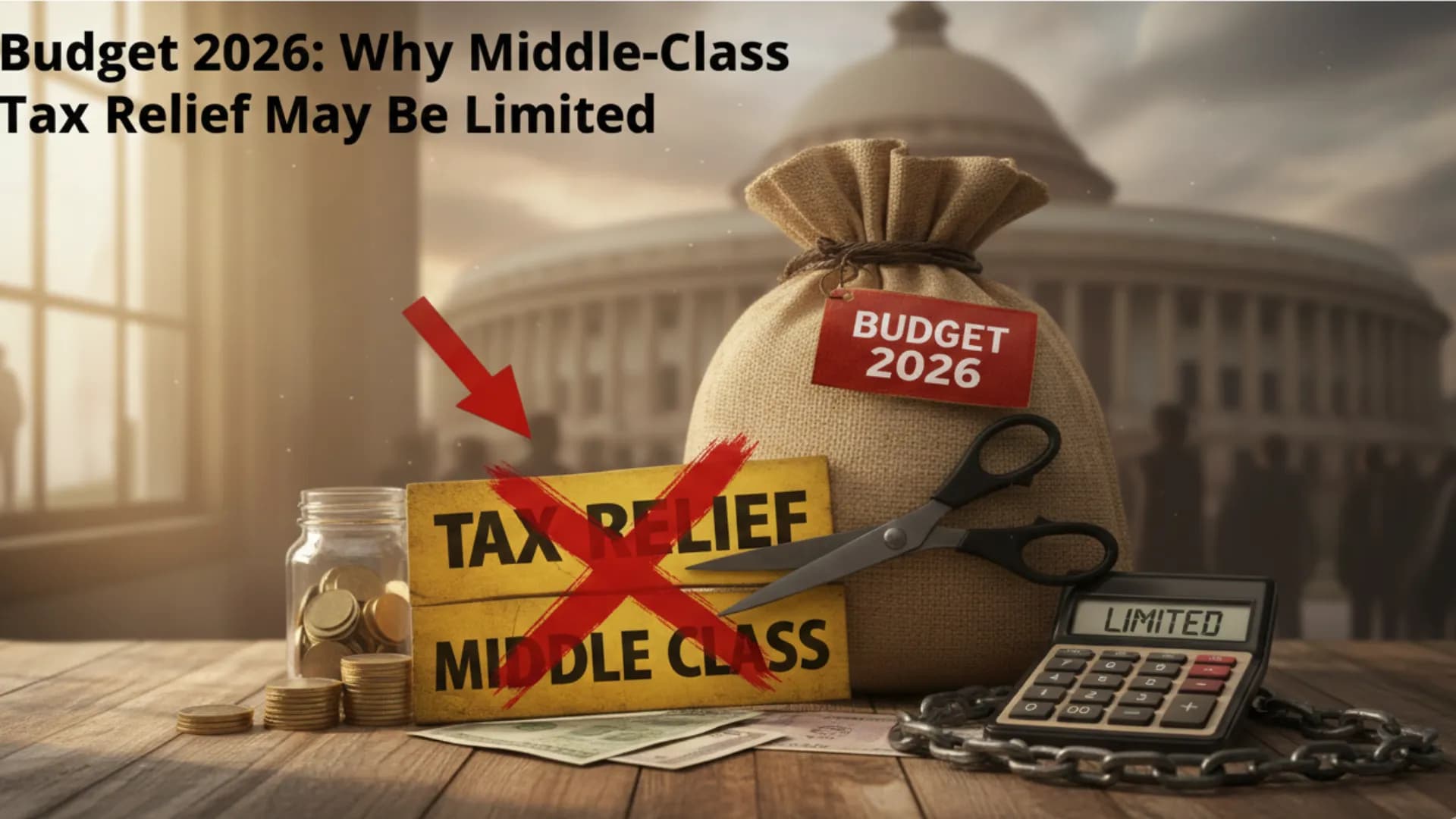 Budget 2026: Why Middle-Class Tax Relief May Be Limited – A Deep Dive into Policy, Priorities, and Fiscal Realities