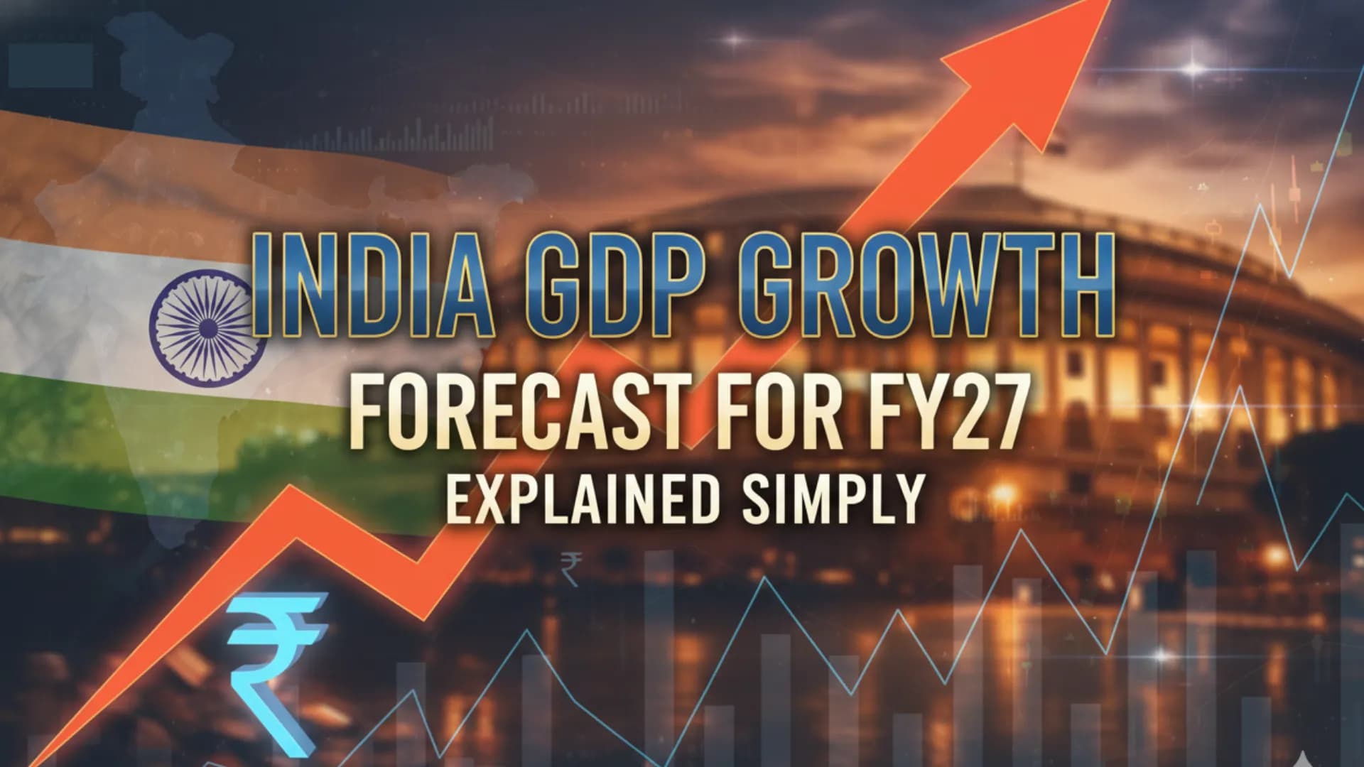 India GDP Growth Forecast for FY27 Explained Simply: What the Economic Survey Means for the Economy, Banks, and Common People