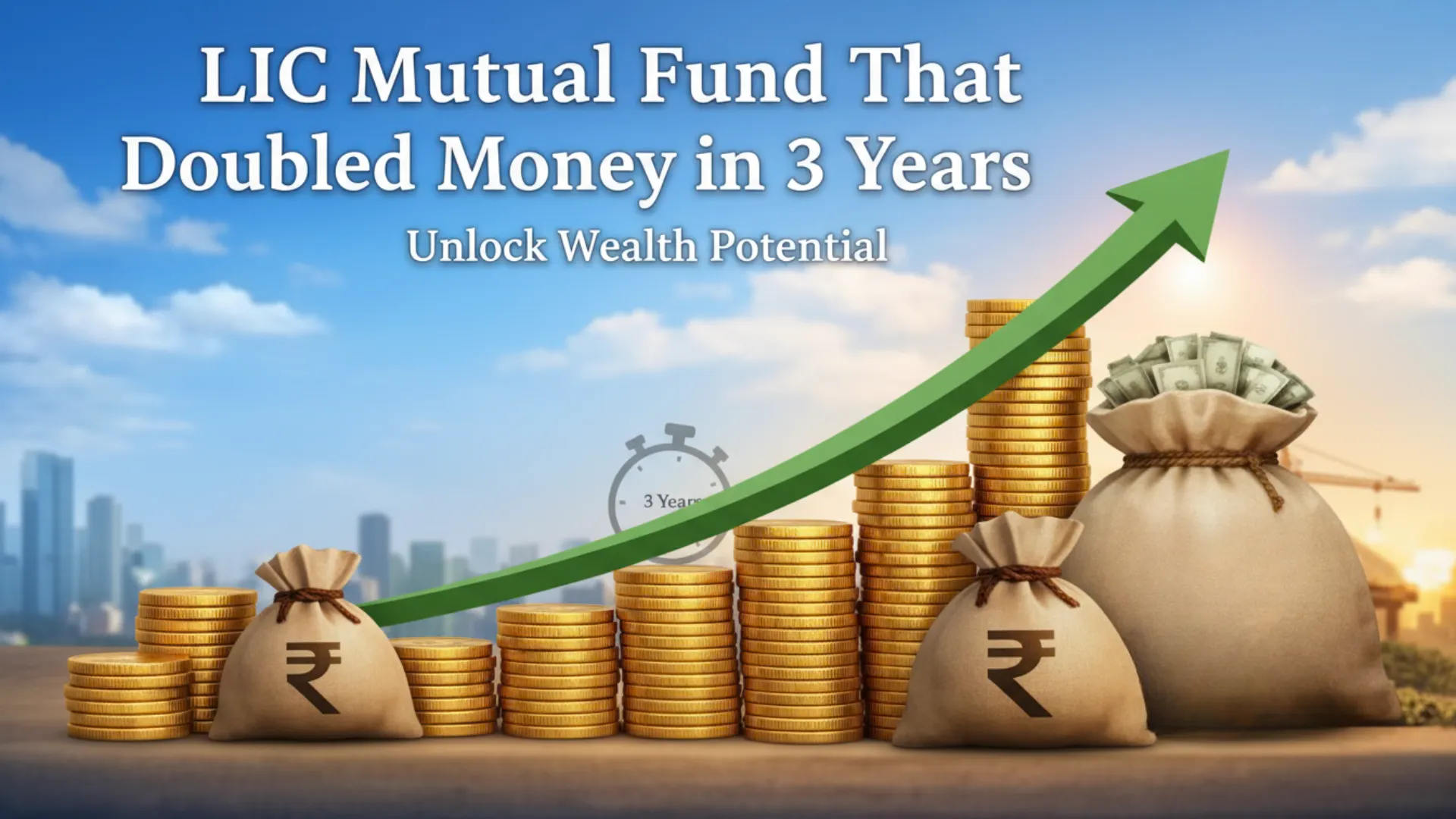 LIC Mutual Fund That Doubled Money in 3 Years: How a ₹10,000 SIP Became ₹34 Lakh in 10 Years