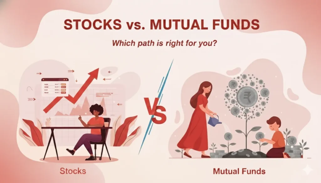 Stocks vs Mutual Funds: What’s Safer for Beginners?