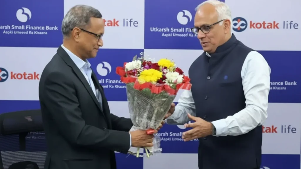 Kotak Life And Utkarsh Small Finance Bank Partnership