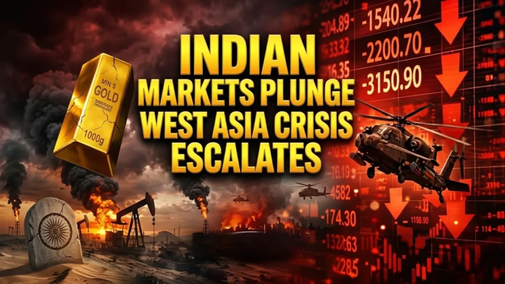 Indian Stock Markets Plunge as West Asia Crisis Escalates: A Deep Dive into the Sensex–Nifty Sell-Off