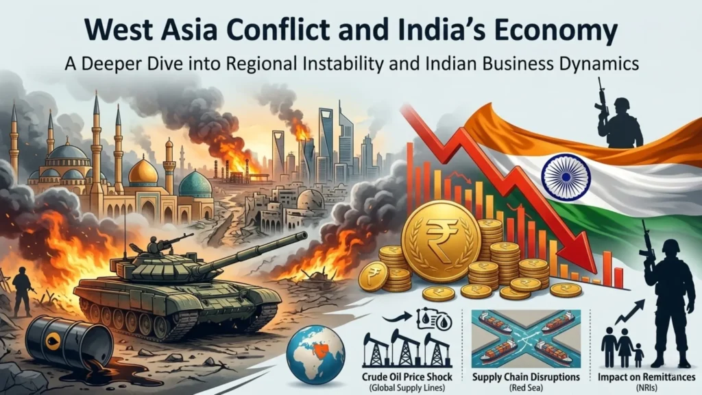 West Asia Conflict and India’s Economy: How Rising Oil Prices Could Affect Inflation, GDP Growth, and Financial Stability