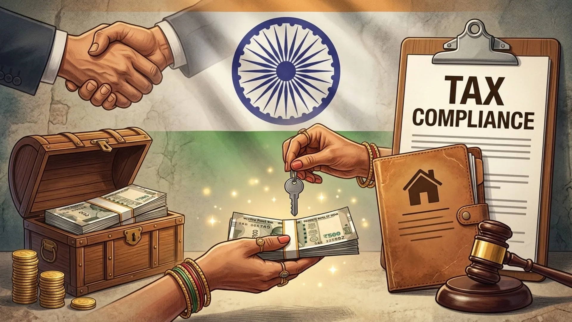 Cash Gifts and Property Purchases in India: Avoiding Tax Pitfalls and Staying Fully Compliant