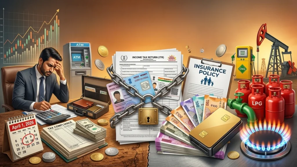 April 1 Financial Changes in India 2026: Complete Guide to Tax, UPI, PAN, and LPG Updates