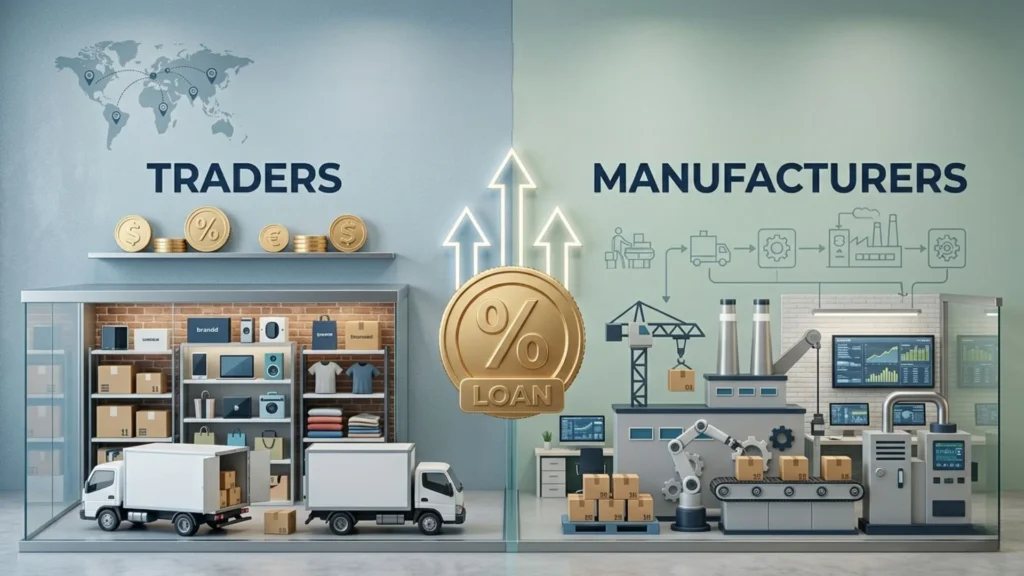 Business Loan for Traders vs Manufacturers: Why the Same Amount Has Different Terms